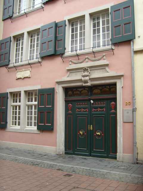 Das Geburtshaus von Beethoven